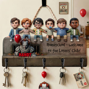 Scary Homeschool Key Hanger - Personalized Funny Gifts 02pamg230126-Homacus