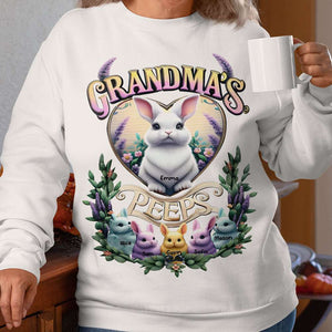 Personalized Gifts For Grandma 2d Shirt, Grandma's Peeps Easter Gifts 03TGMH240125-Homacus