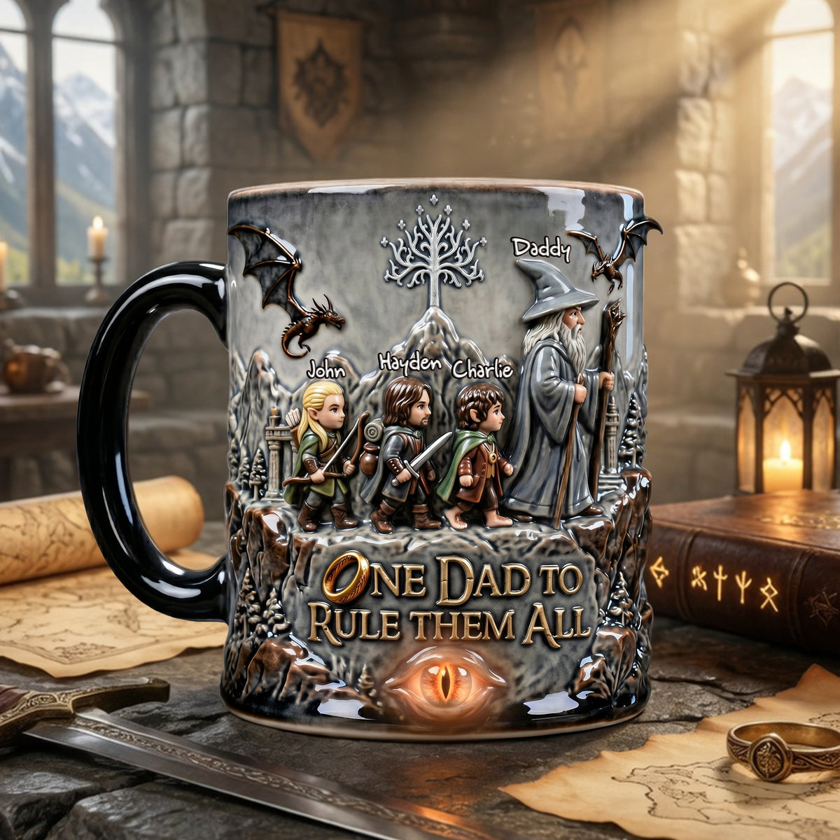 Personalized Gifts For Dad Magic Coffee Mug 020qhlu080626-Homacus