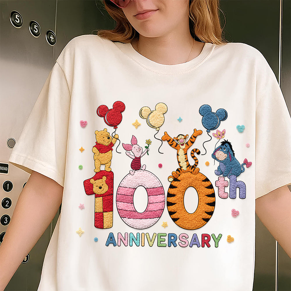 100th Years Anniversary Bears Friends Shirt - Personalized Gifts For Childhood Shirt 07DTDT160126