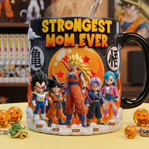 Strongest Mom Ever Magic Mug, Personalized Gifts For Mom 01TYTA200426-Homacus