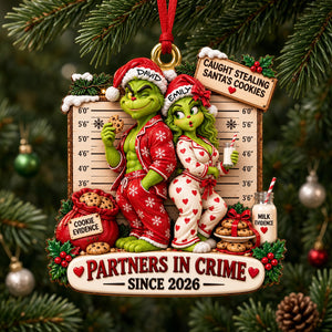 Sweet Trouble Christmas Ornament - Personalized Gifts For Couple 06todh231026-Homacus