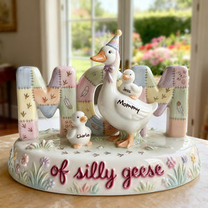 Mom Of Silly Goose Acrylic Plaque - Personalized Gifts For Moms 04qhlu270226-Homacus