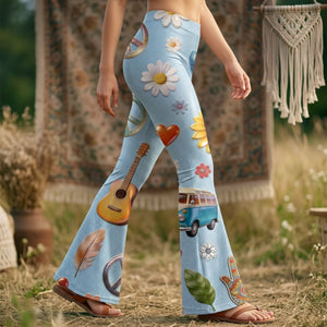 Hippie Flare Leggings Gifts 02pglu200326-Homacus