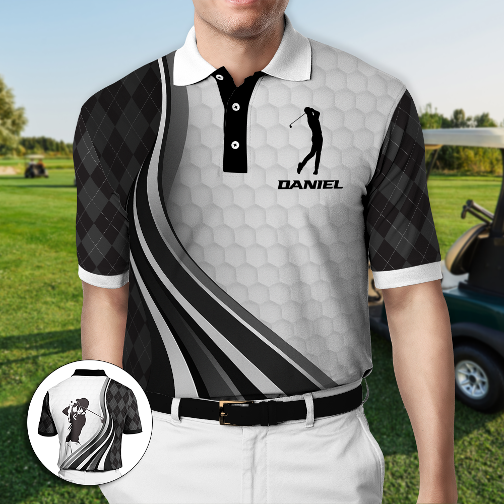 Stylish Golf Swing Polo Shirt - Personalized Gifts For Golfer 04PGLU310725-Homacus