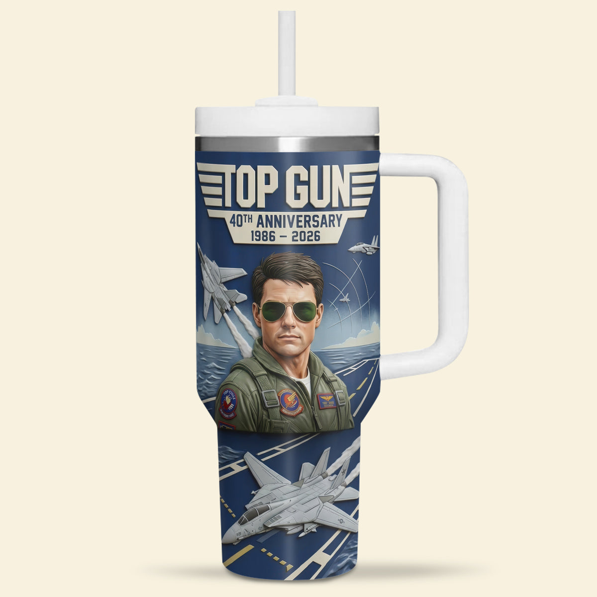Aviator Unique 40oz Tumbler 03NAQN090226-Homacus