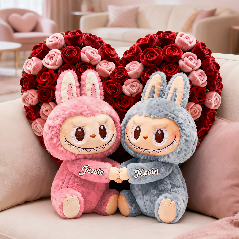 Cute Couple Custom Shaped Pillow - Personalized Gifts For Couple 02nata231225-Homacus