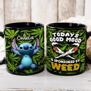 Happy Tropical Alien Coffee Mug - Personalized Gifts For Weed Lovers 02TODT090625-Homacus