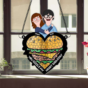 Personalized Gifts For Couple Window Hanging Suncatcher Ornament 04OHMH120225HG-Homacus