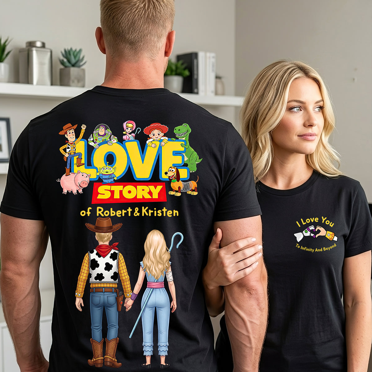 Our Love Story Shirt - Personalized Gifts For Couple 01HUDT220626-Homacus