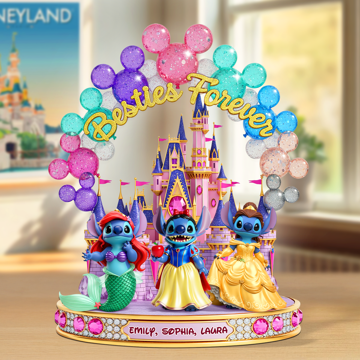 Cute Monster Besties Plaque - Personalized Gifts For Besties 04ohpu250625-Homacus