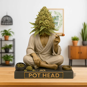 Pot Human Head Acrylic Plaque Personalized Gifts For Stoners 01TOTN040625-Homacus