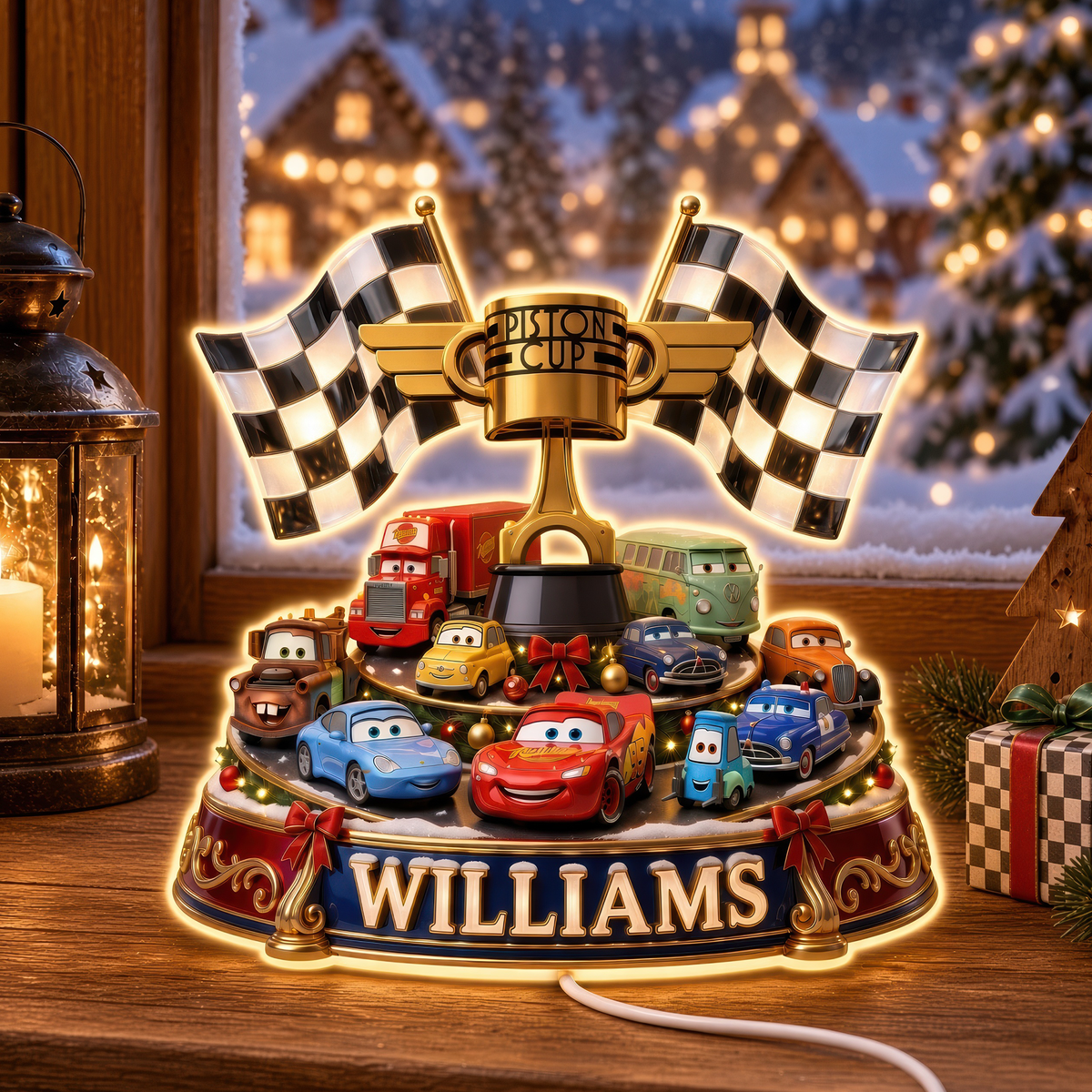 Speed Champion Acrylic Light Box - Personalized Christmas Gifts 08tyqn211026-Homacus