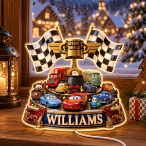 Speed Champion Acrylic Light Box - Personalized Christmas Gifts 08tyqn211026-Homacus