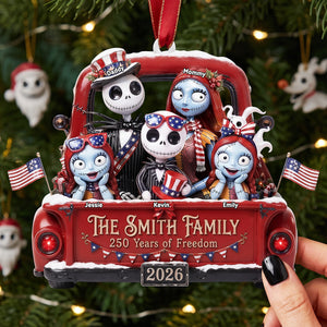 Proud Family - America 250 Acrylic Ornament - Personalized Christmas Gift For Family 02tyta250826