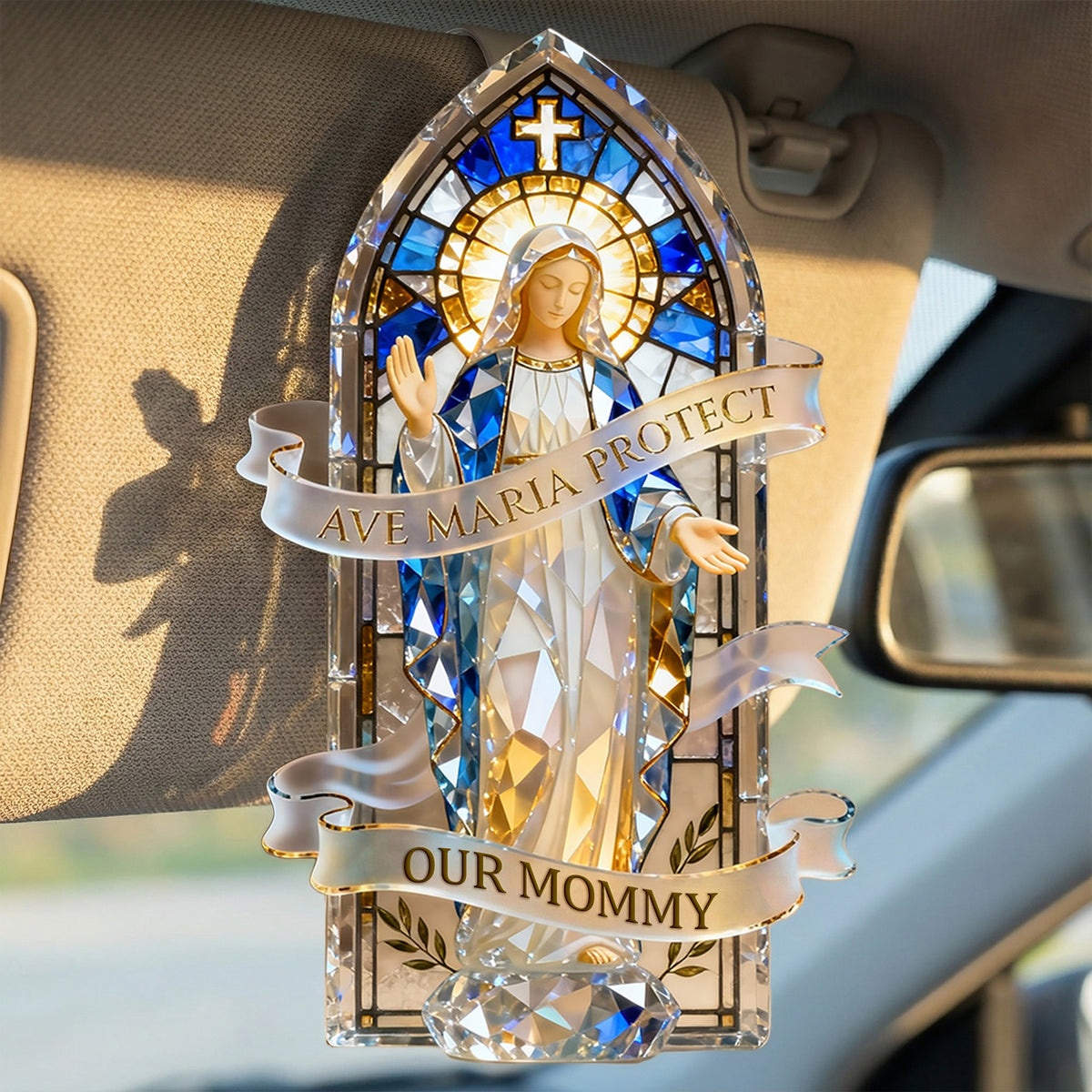 Religious Protection Car Visor Clip – Personalized Gifts For Christian 05pamg241225-Homacus