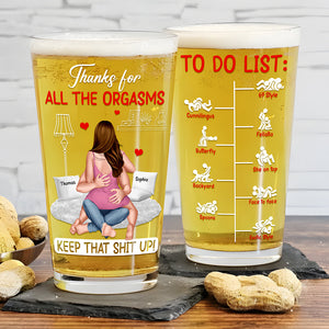 Naughty Couple Beer Glass - Personalized Gifts For Couple 01ohqn120525hh-Homacus