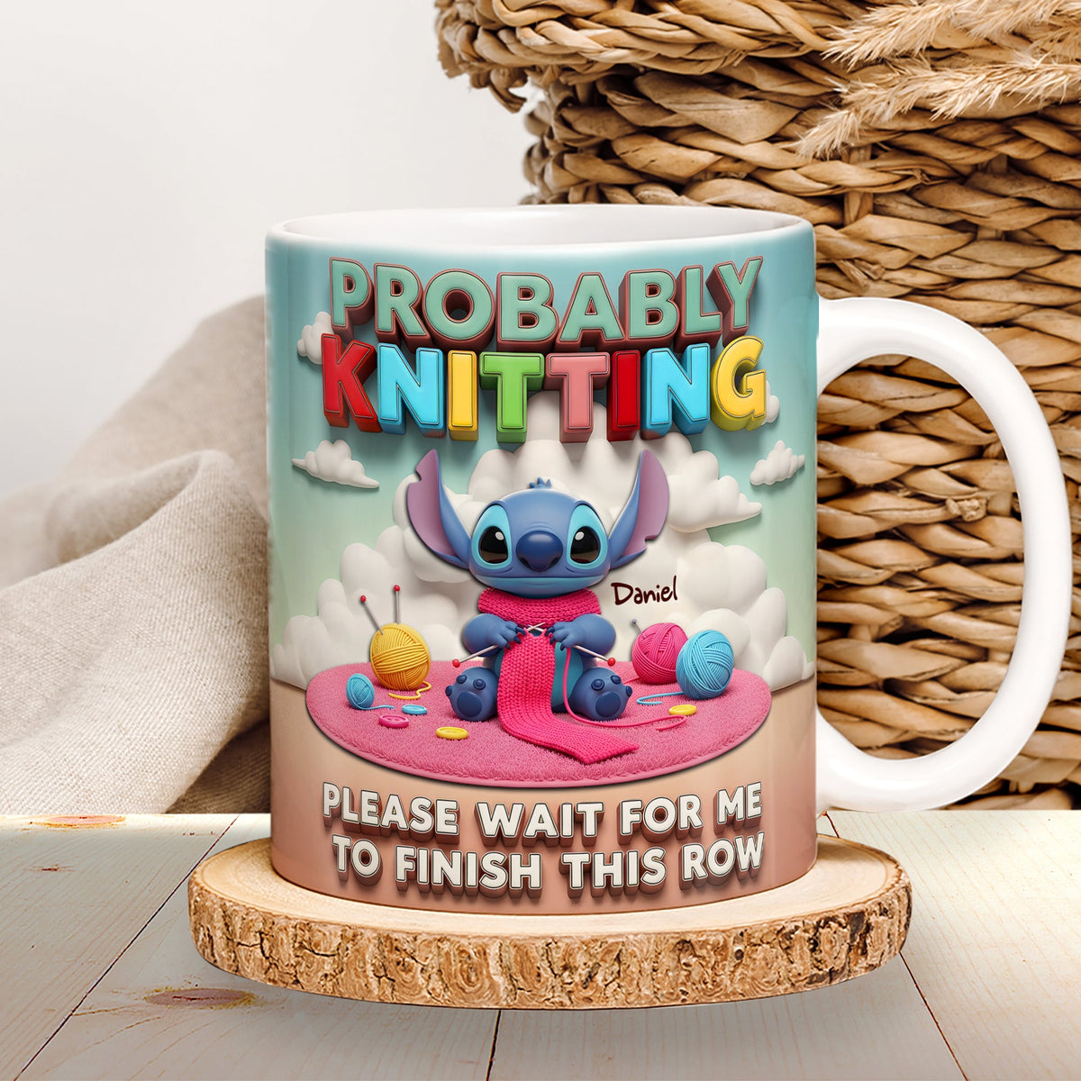 Tropical Alien Knitting Coffee Mug- Personalized Gifts For Knitting Lovers 01TOLU160625-Homacus