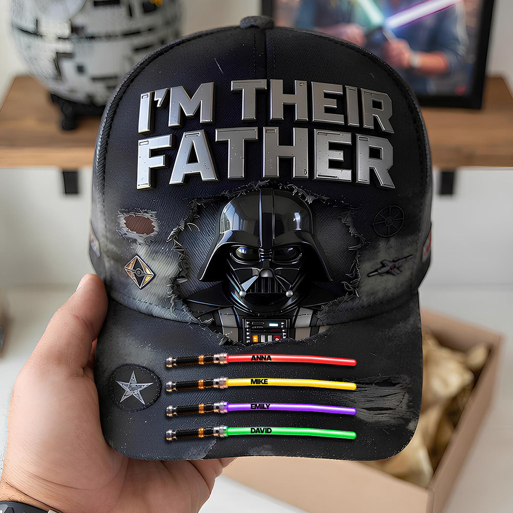 I'm Their Father Classic Cap Personalized Gifts For Dad 04TODT250426-Homacus