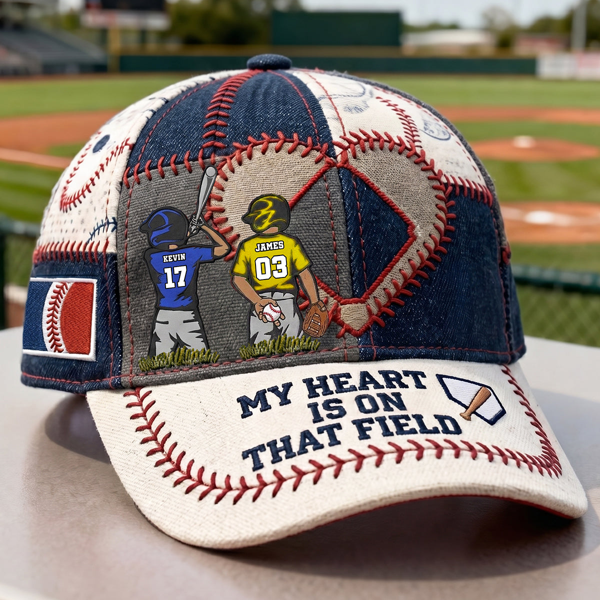 Passionate Baseball Dad Classic Cap - Personalized Gifts For Baseball Parents 01QHTA160426-Homacus