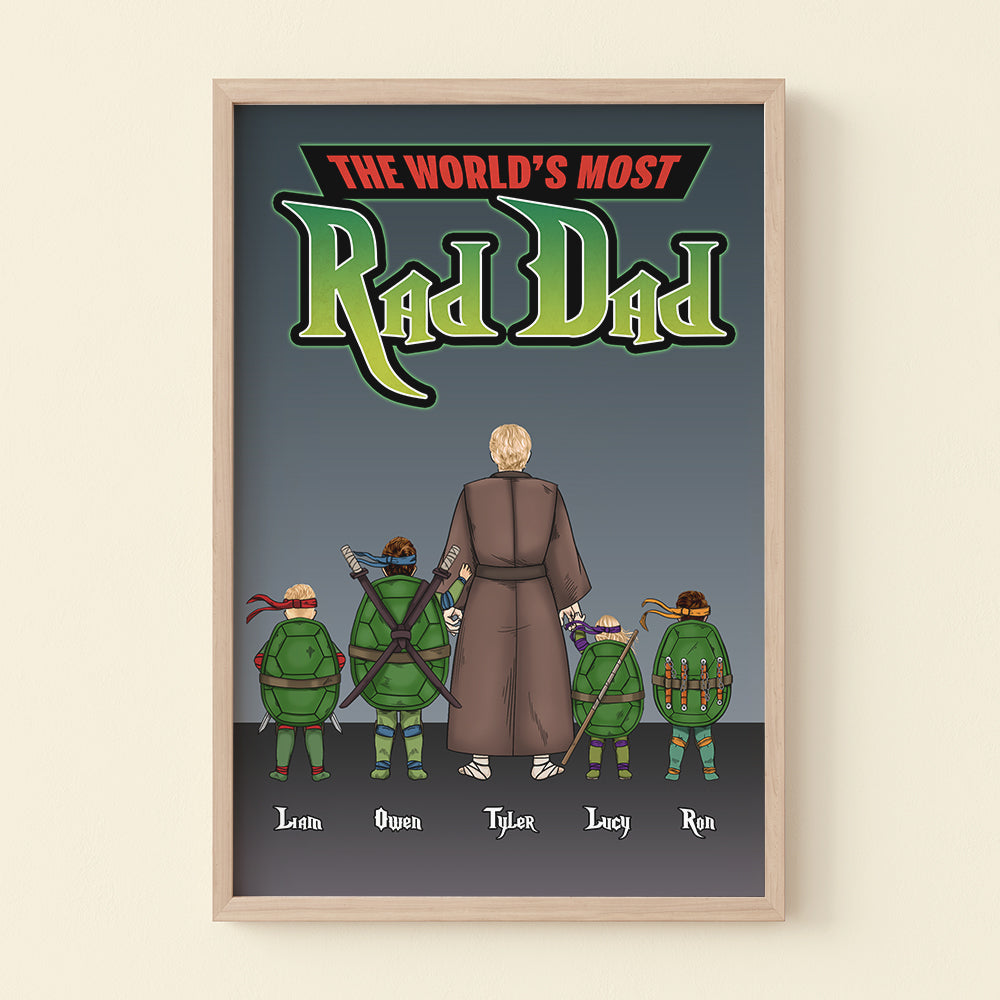 Personalized Gifts For Dad Canvas Poster Print 04huhu310523-Homacus