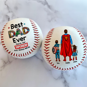 Personalized Gift For Dad Baseball Father's Day Super Dad 04ACHU020425PA-Homacus