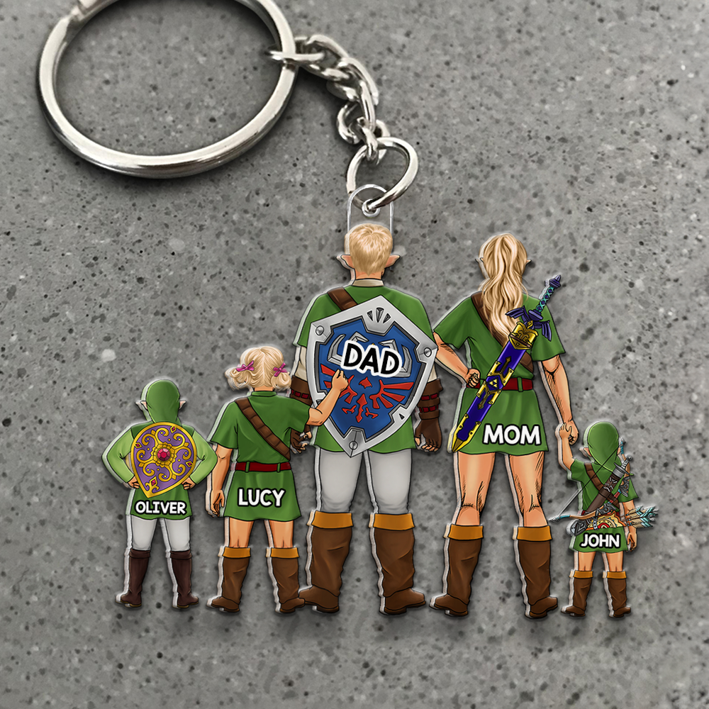 The Adventure Family Acrylic Keychains, Personalized Gifts For Family 03QHHU020525HG-Homacus