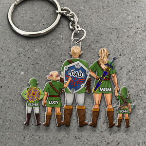 The Adventure Family Acrylic Keychains, Personalized Gifts For Family 03QHHU020525HG-Homacus