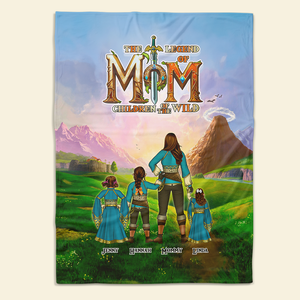 Personalized Gifts For Mom Blanket - The Legend Of Mom Mother's Day 05ACHU210325HG-Homacus
