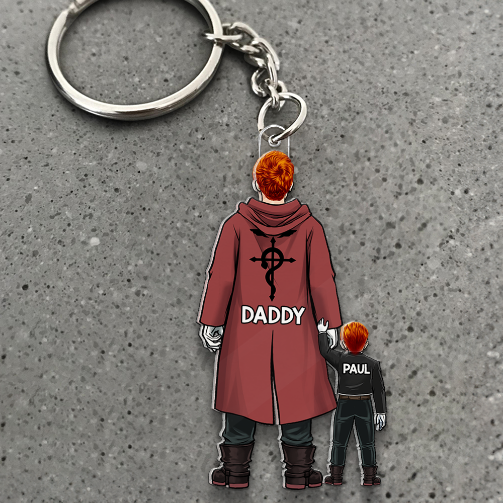 Dad Keychain - Personalized Gifts For Dad 08qhhu020525-Homacus