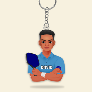 Personalized Gifts For Pickleball Lover Keychain 013QHHU220125PA-Homacus