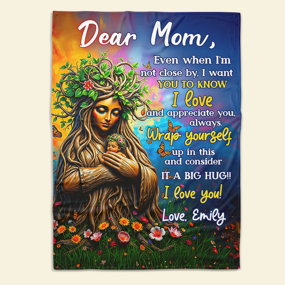 Personalized Gifts For Mom Blanket 04hupu170225 Consider It A Big Hug-Homacus