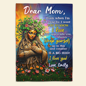 Personalized Gifts For Mom Blanket 04hupu170225 Consider It A Big Hug-Homacus