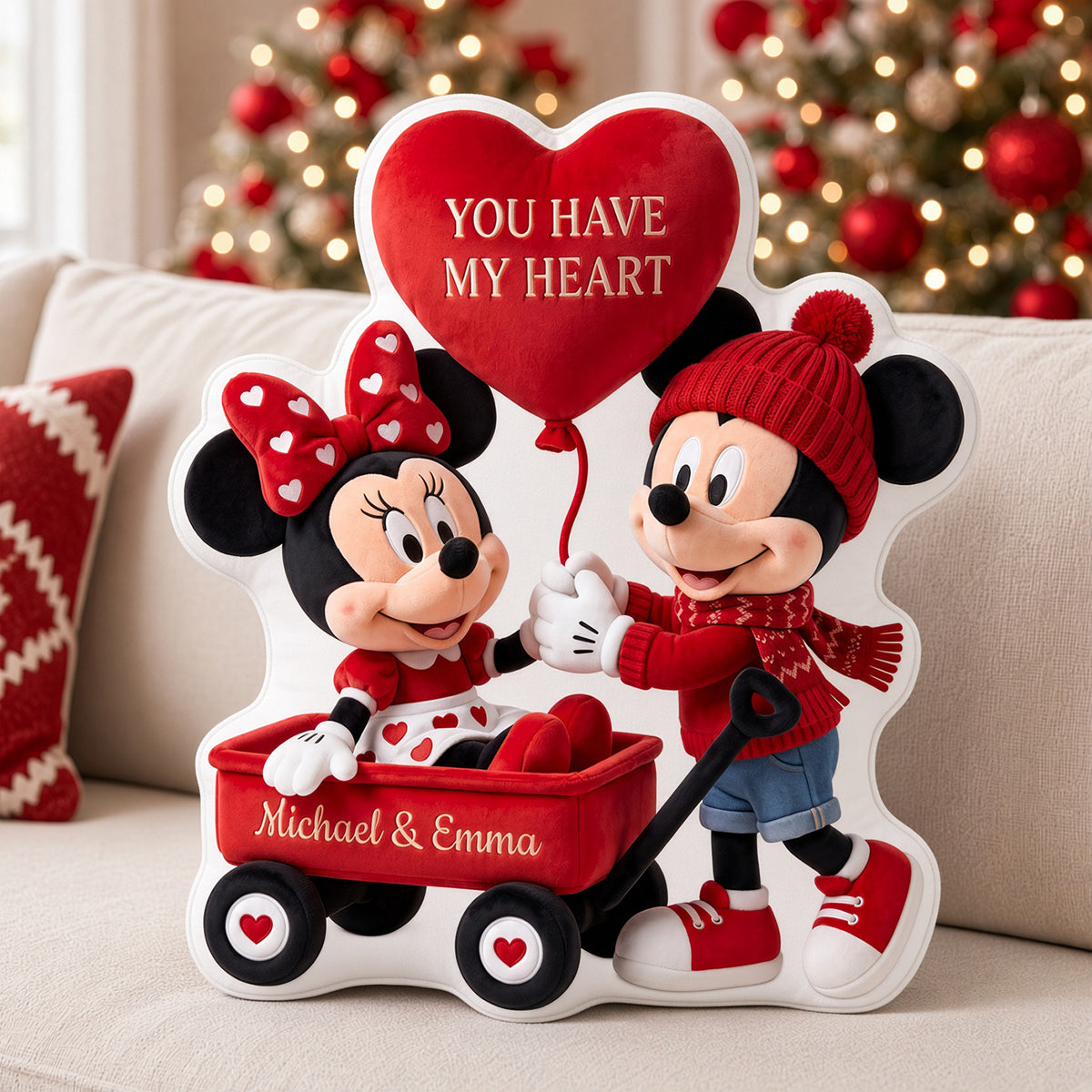 You Have My Heart Pillow - Personalized Christmas Gifts For Couples 06ttdh261026-Homacus