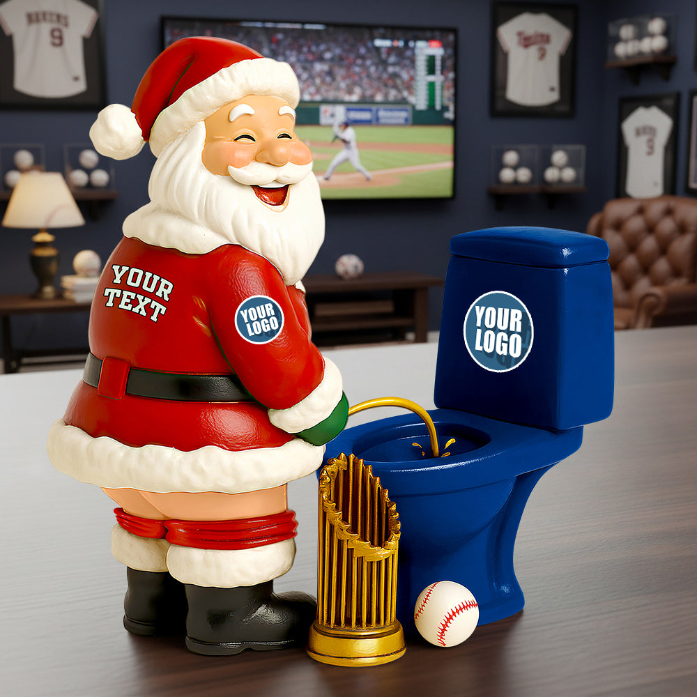 Santa’s Funny Rivalry Christmas Acrylic Plaque - Personalized Gifts For Fans 01HUDT131025-Homacus