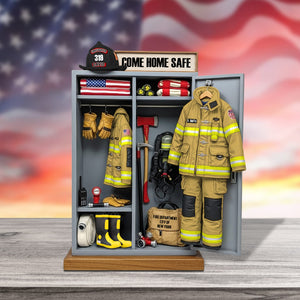 Firefighter Personal Locker Plaque - Personalized Christmas Gifts For Firefighter 06qhtn290525-Homacus