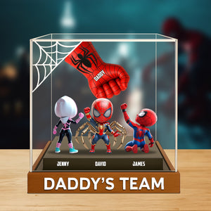 Dad Team Plaque - Personalized Christmas Decor Gifts For Dad 03natn190525-Homacus