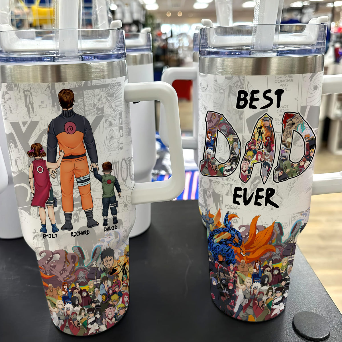 Best Dad Ever Tumbler Personalized Gifts For Father's Day 022qhqn260424pa-Homacus
