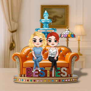 Besties Plaque - Personalized Gifts For Besties 02natn220525-Homacus