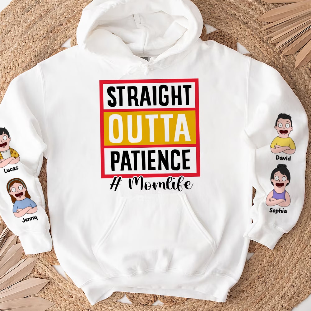 Personalized Gifts For Mom Shirt 01totn140325hg Straight Outta Patience-Homacus
