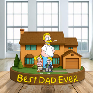 Personalized Gifts For Dad Plaque Best Dad Ever 05totn140425pa-Homacus