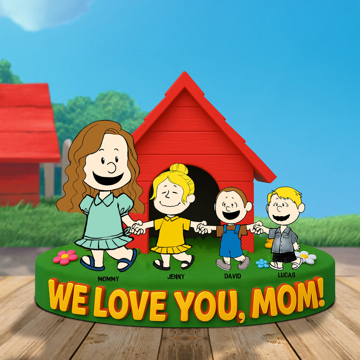 Personalized Gifts For Mom Plaque We Love You 03natn110425hh-Homacus