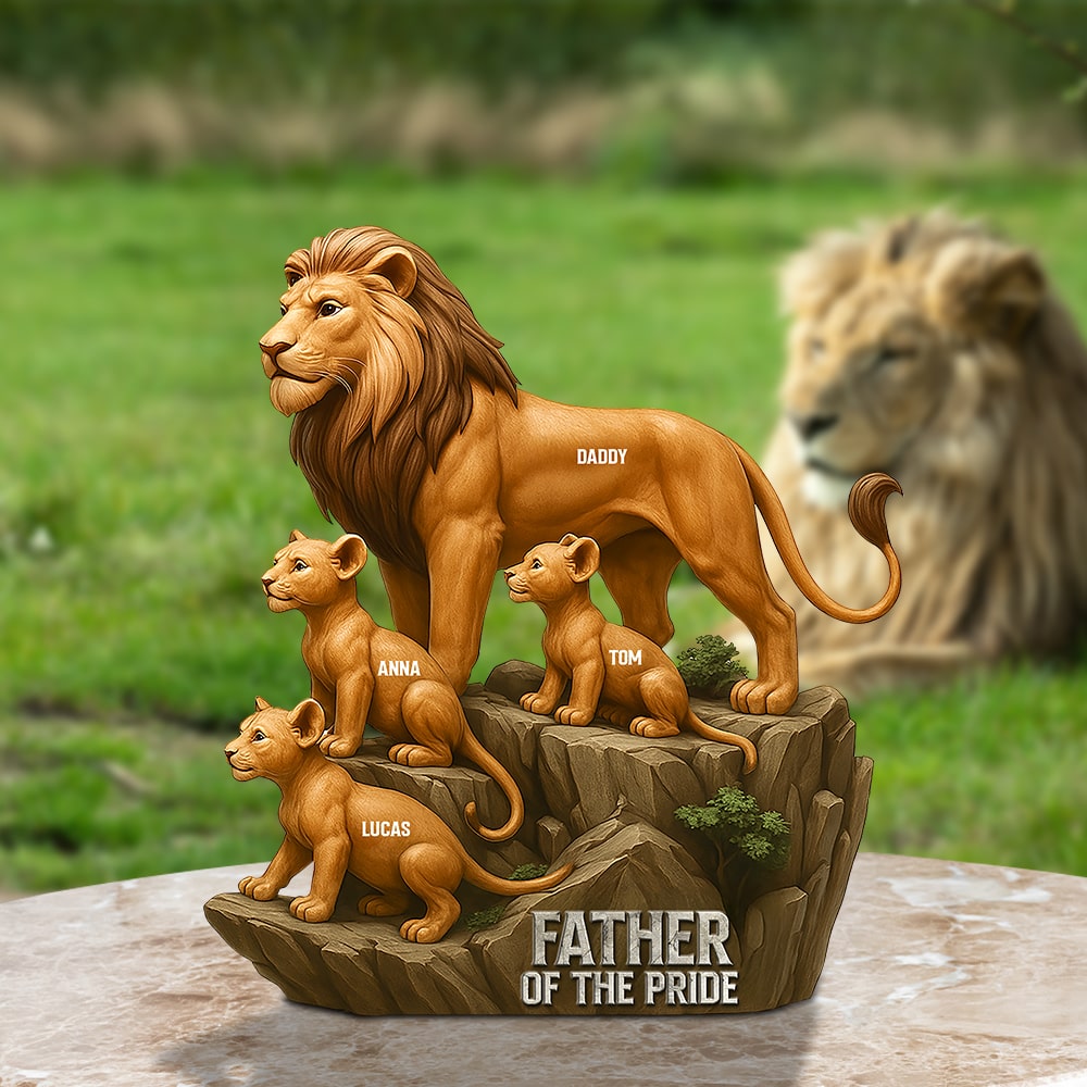 Father Of The Pride Acrylic Plaque Personalized Holiday Gifts For Dad 01ohtn100425-Homacus