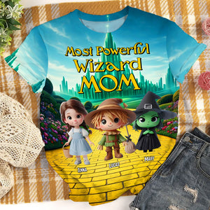 Personalized Gifts For Mom Shirt 04katn250225 Most Powerful Wizard Mom-Homacus