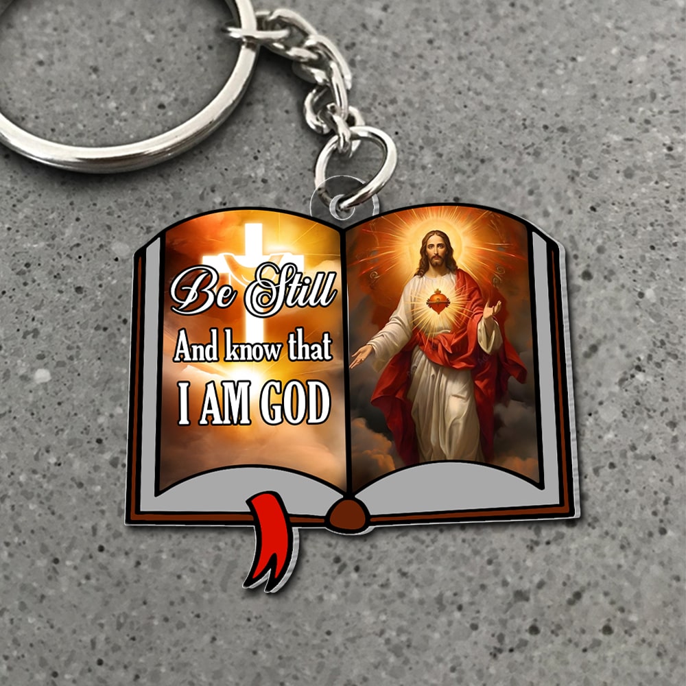Personalized Gifts For Christian Keychain 02xqtn090125 Jesus I Trust In You-Homacus