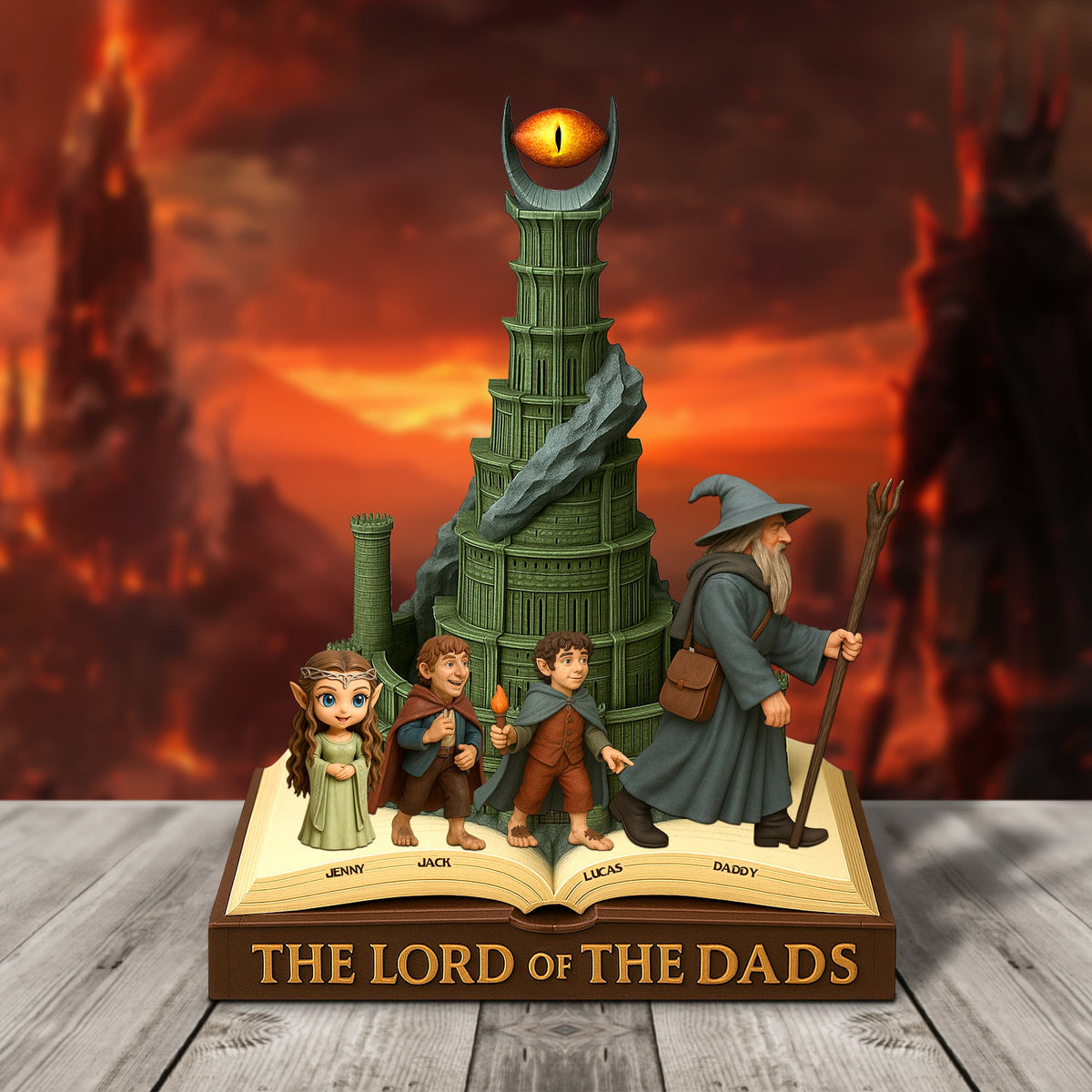 Lord Dad Plaque - Personalized Gifts For Dad 03natn070525-Homacus