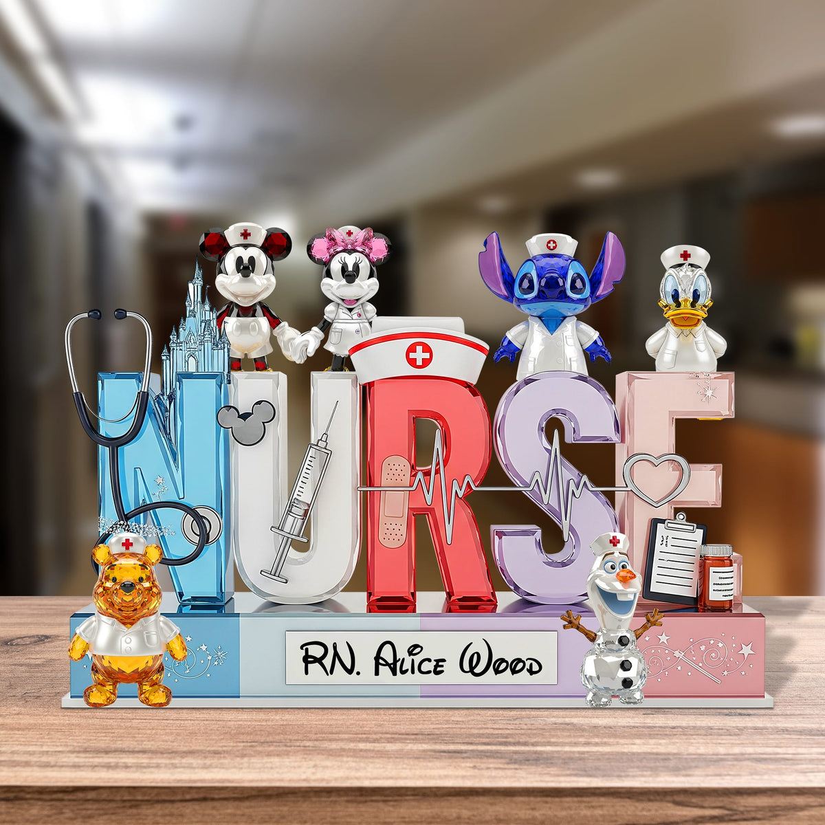 Cartoon Nurse Plaque - Personalized Gifts For Nurse 04ohtn270525-Homacus