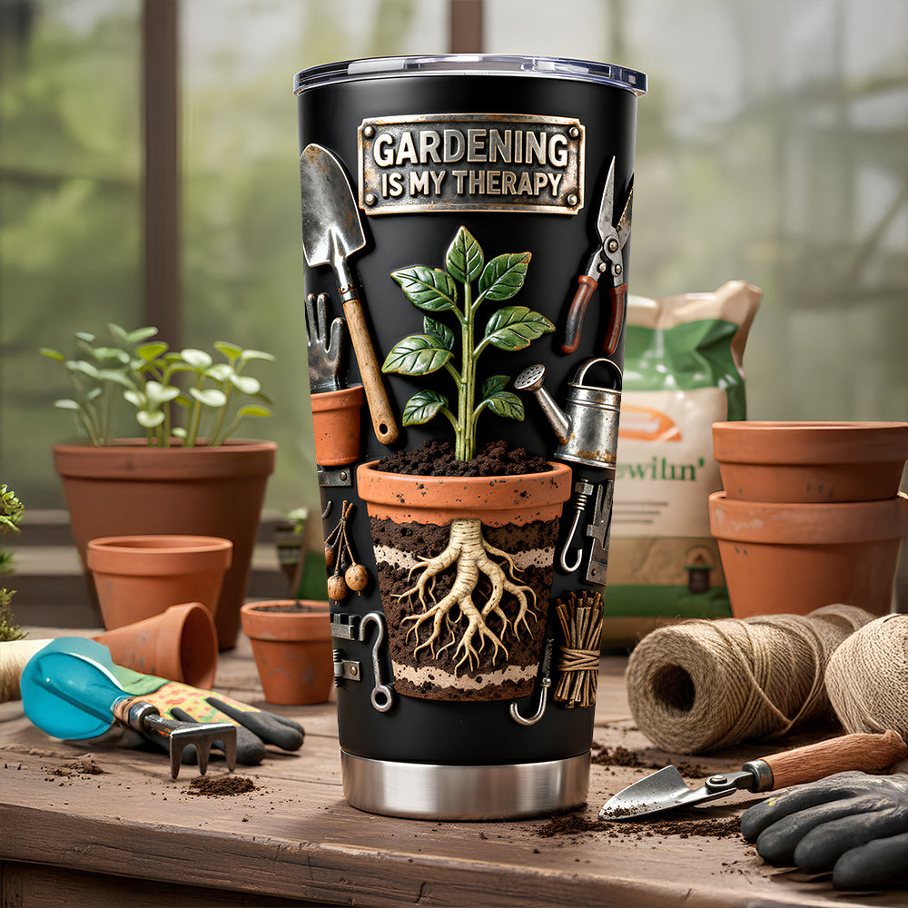 Gardening 20oz Tumbler - Personalized Gifts For Garden Lovers 05todt291225-Homacus