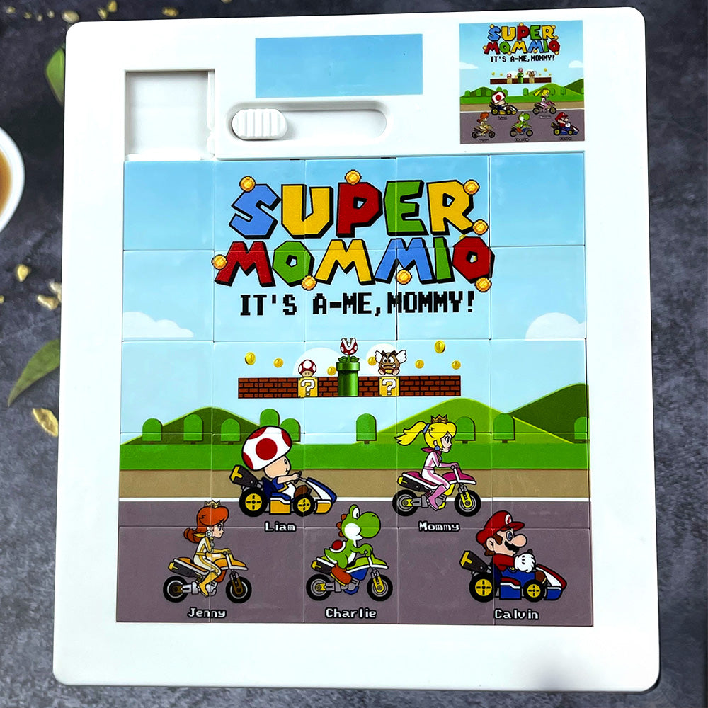 Personalized Gifts For Mom Sliding Puzzle Super Mommio 04nati050425-Homacus