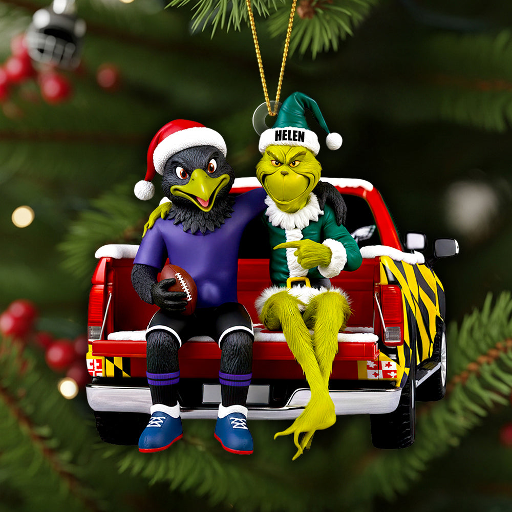 American Football Mascot Ornament - Personalized Gifts For Football Lovers 02ohdt100925-Homacus